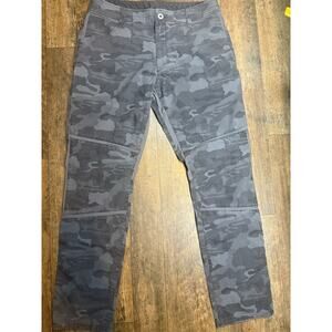 KUHL Revolvr Camo Cargo Pants Zip Fly Button Waist Mens 36x34
